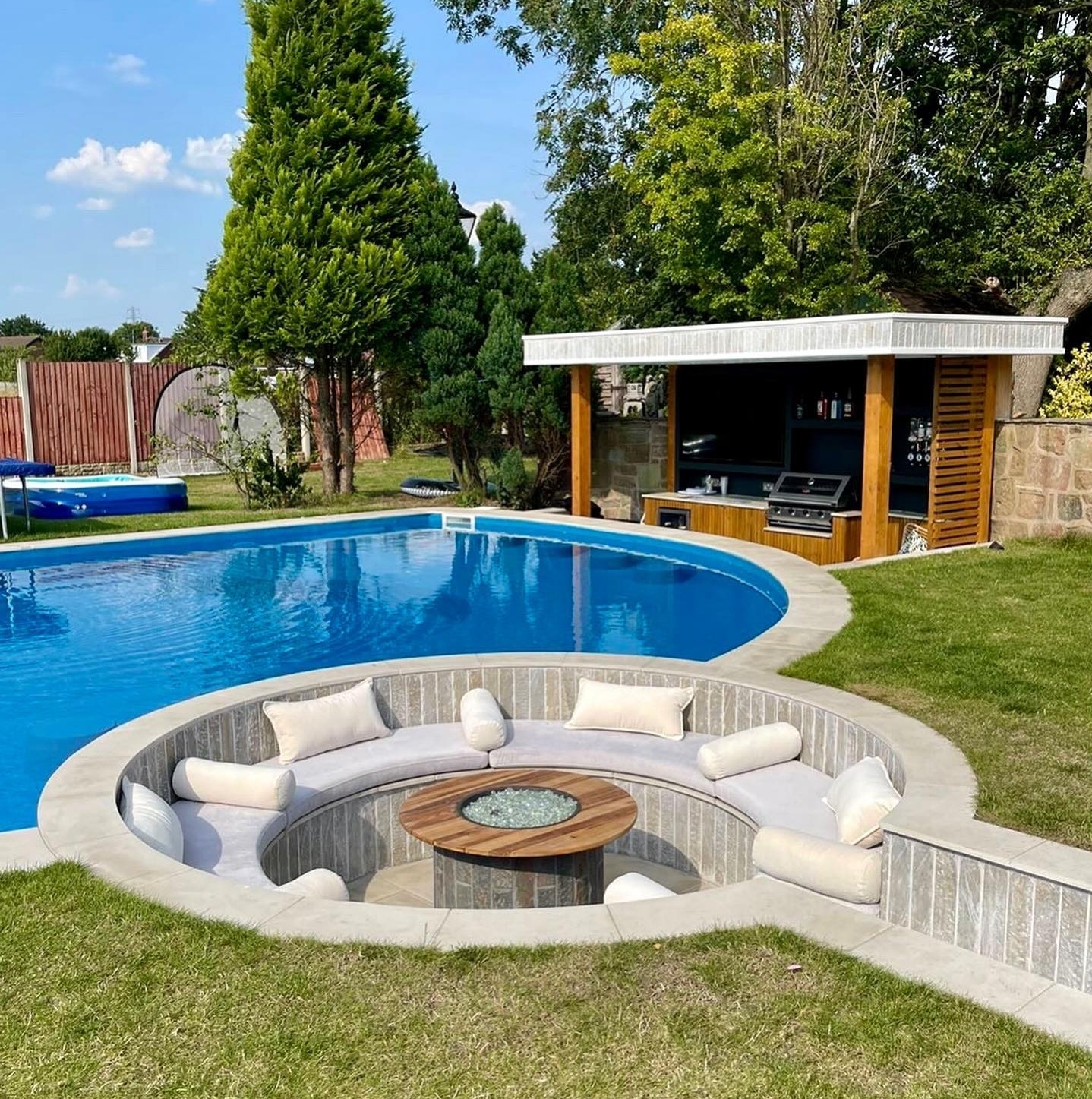 Luxury outdoor living space UAE